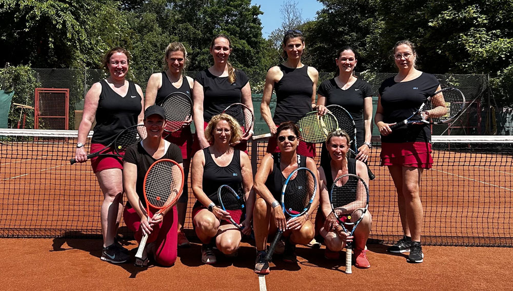 Tennis Mannschaftsfoto Damen 30