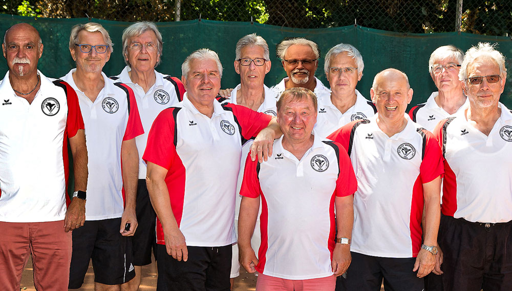 Tennis Mannschaftsfoto Herren 70