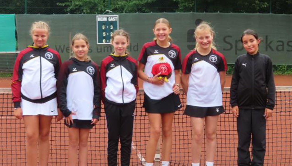 Tennis Mannschaftsfoto Jugend Juniorinnen U12