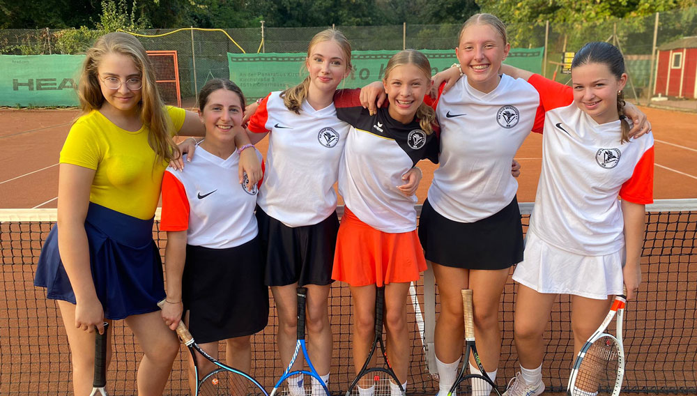 Tennis Mannschaftsfoto Jugend Juniorinnen U15
